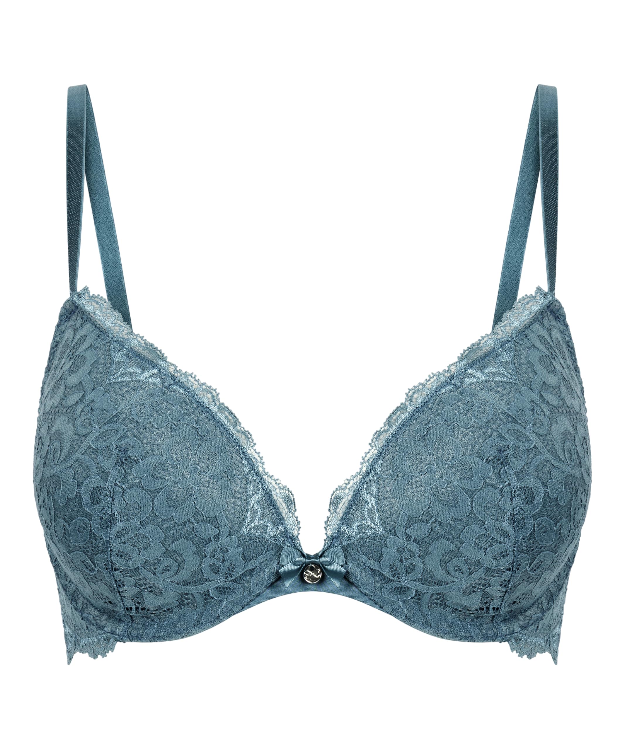 HUNKEMÖLLER Vorgeformter Push-up-Bügel-BH Marine - Stormy Weather - 70A
