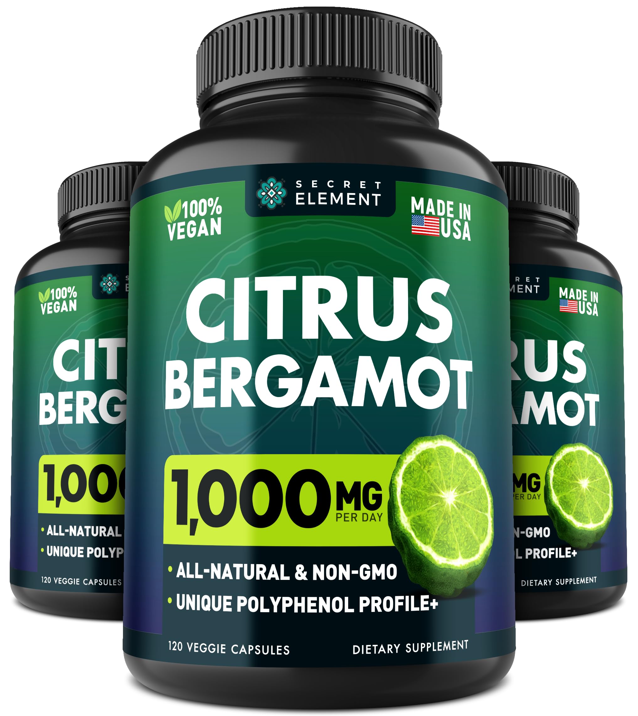 Citrus Bergamot Extract 1000mg for Women and Men – Polyphenol-Rich Bergamot Capsules for Daily Wellness, Non-GMO, Gluten Free, 120 Vegan Bergamot Capsules, Pack of 2 — Amazon image 8