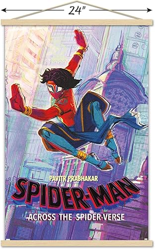 Miniatura 3 de Trends International Marvel Spider-Man Across The Spider-Verse - Pavitr Prabhakar - Póster de pared de una hoja con marco magnético
