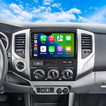 4+32GB 8 Core 1280x720 Car Radio Stereo for Toyota Tacoma 2005-2015 Android 14 Upgrade Head Unit with Wireless/Wired Carplay&Android Auto/GPS Navi/5G WiFi, for JBL & No JBL