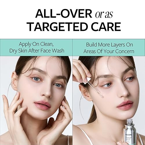 Miniatura 6 de RECIPE - Ampolla calmante de ácido azelaico 10, suero calmante, suero facial para pieles sensibles, cuidado de la piel coreano para brotes leves