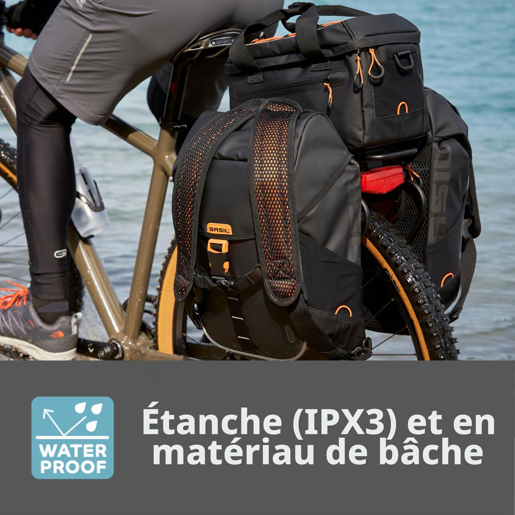 291198 - porte-bagages étanche avec sangles mik miles 7l