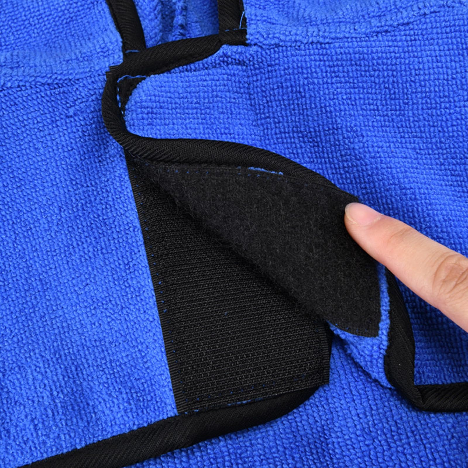 Serviette de Bain pour Chien Peignoir pour Chien Doux Super Absorbant avec Capuchon et Poche Serviettes de Bain en Microfibre Serviette de Bain pour Chien Chat à séchage Rapide