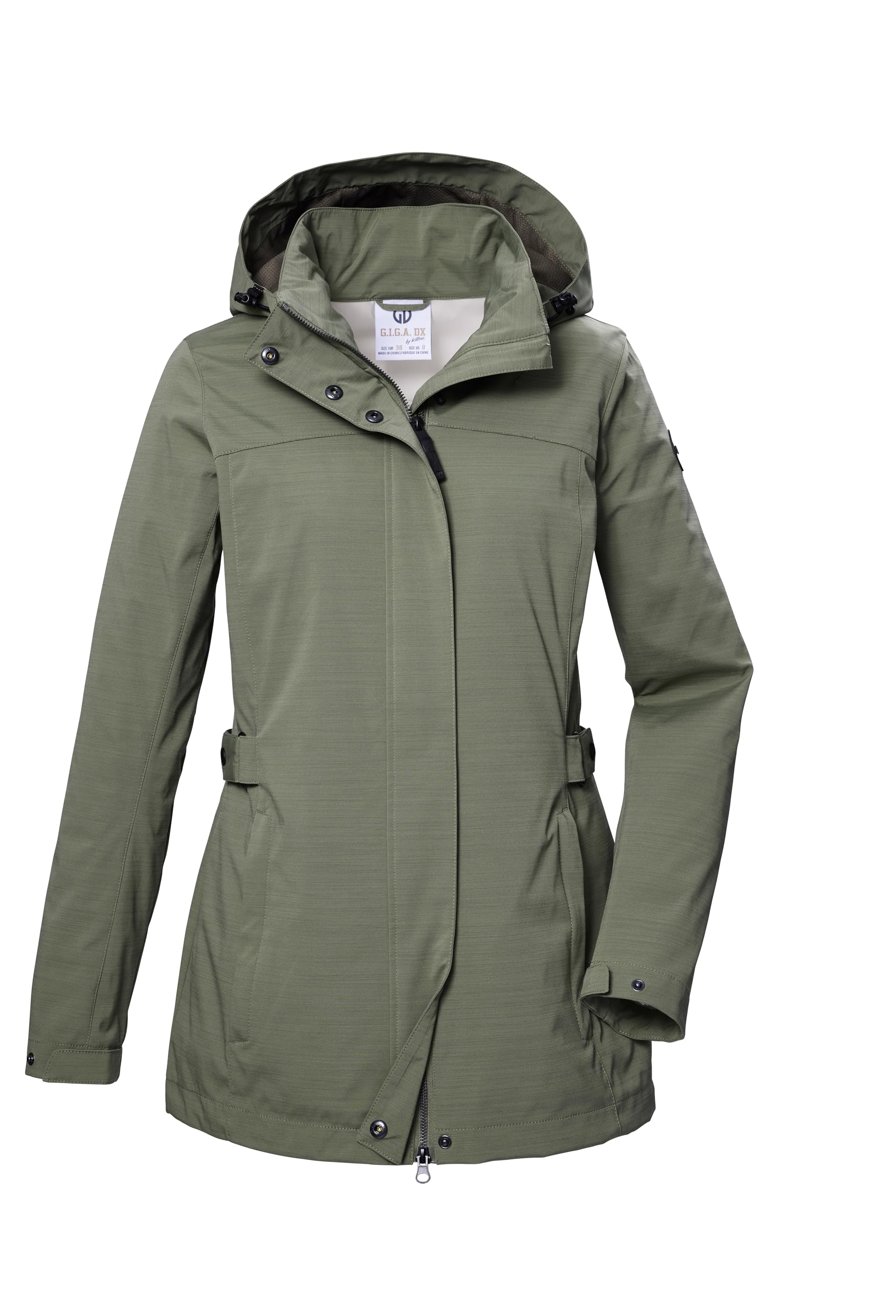 G.I.G.A. DX Damen Gs 75 Wmn Sftshll Jckt Softshelljacke/Outdoorjacke mit abzippbarer Kapuze