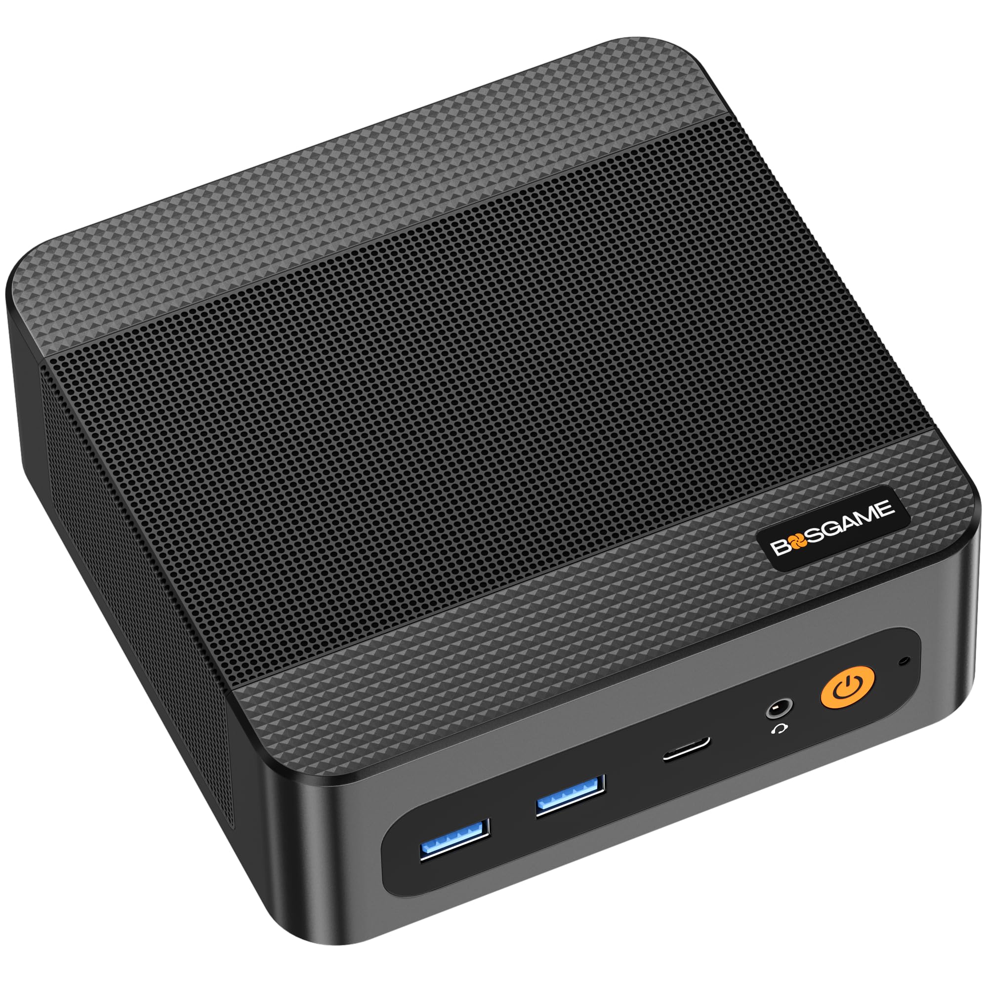 – BOSGAME P6 Gaming Mini PC Ryzen 9 6900HX (8C/16T, up to 4.9GHz) Mini PC, 32GB LPDDR5 1TB NVMe SSD Mini Desktop, 1 x Type-C, 1 x DP, 1 x HDMI, Dual RG45 NIC, Wi-Fi 6E, BT5.2