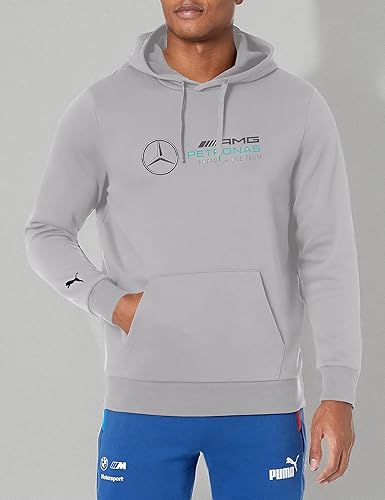 Miniatura 6 de PUMA Sudadera con capucha de forro polar Mercedes Amg Petronas Essentials para hombre