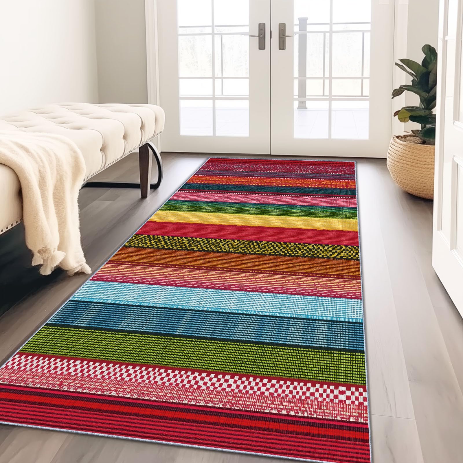 Tapis de passage antidérapant bohème pour sécuriser et sublimer vos sols