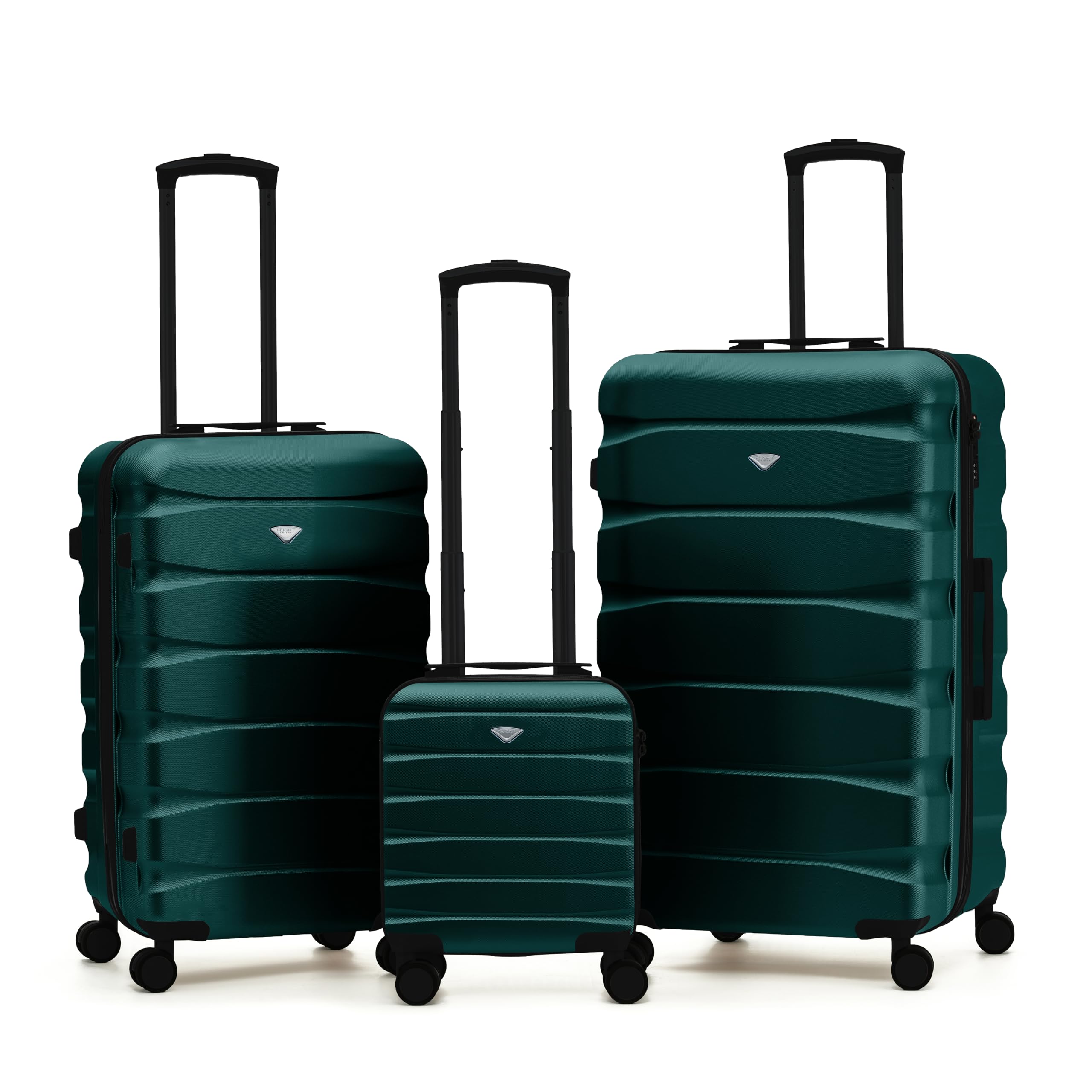 Flight Knight Lightweight 4 Wheel ABS Hard Case Medium Suitcase Approved for Over 100 Airlines Including easyJet, British Airways, Ryanair, Jet2, Emirates & Many More - Check-in Medium Size 25" — view 46