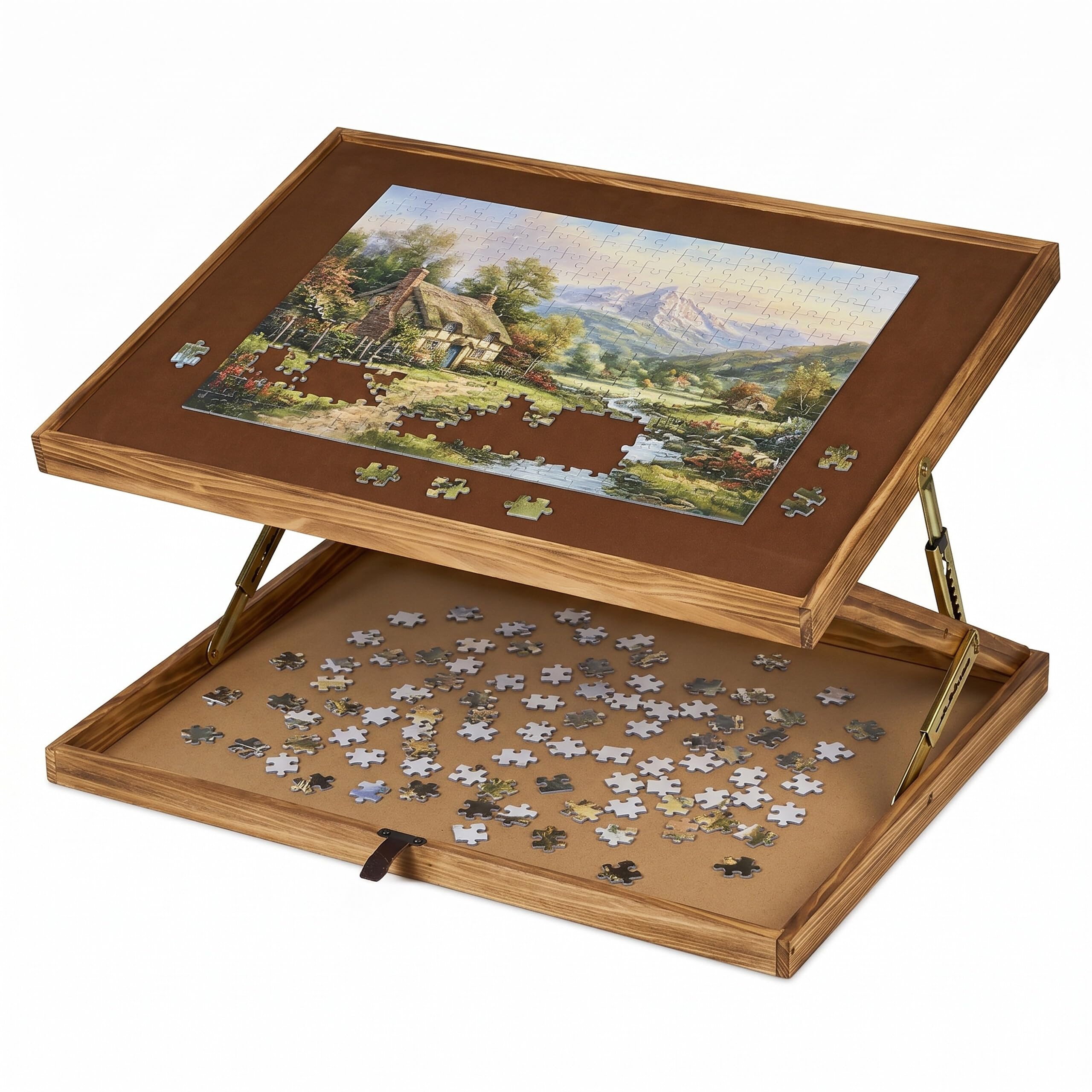 Table de puzzle inclinable et réglable en bois pour 1000 et 1500 pièces