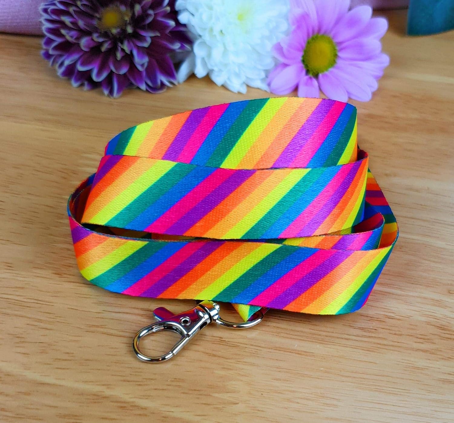 SpiriuS Lanyards + Plastic Badge with Safety Clip (Multi d) - Image 5