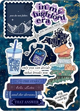 Fantasy Kindle Insert ACOTAR Inspired Bookish Decor for Clear Kindle Cases Gift for Readers and Fantasy Lovers High Lord Reading Accessory 11th Gen Kindle Paperwhite