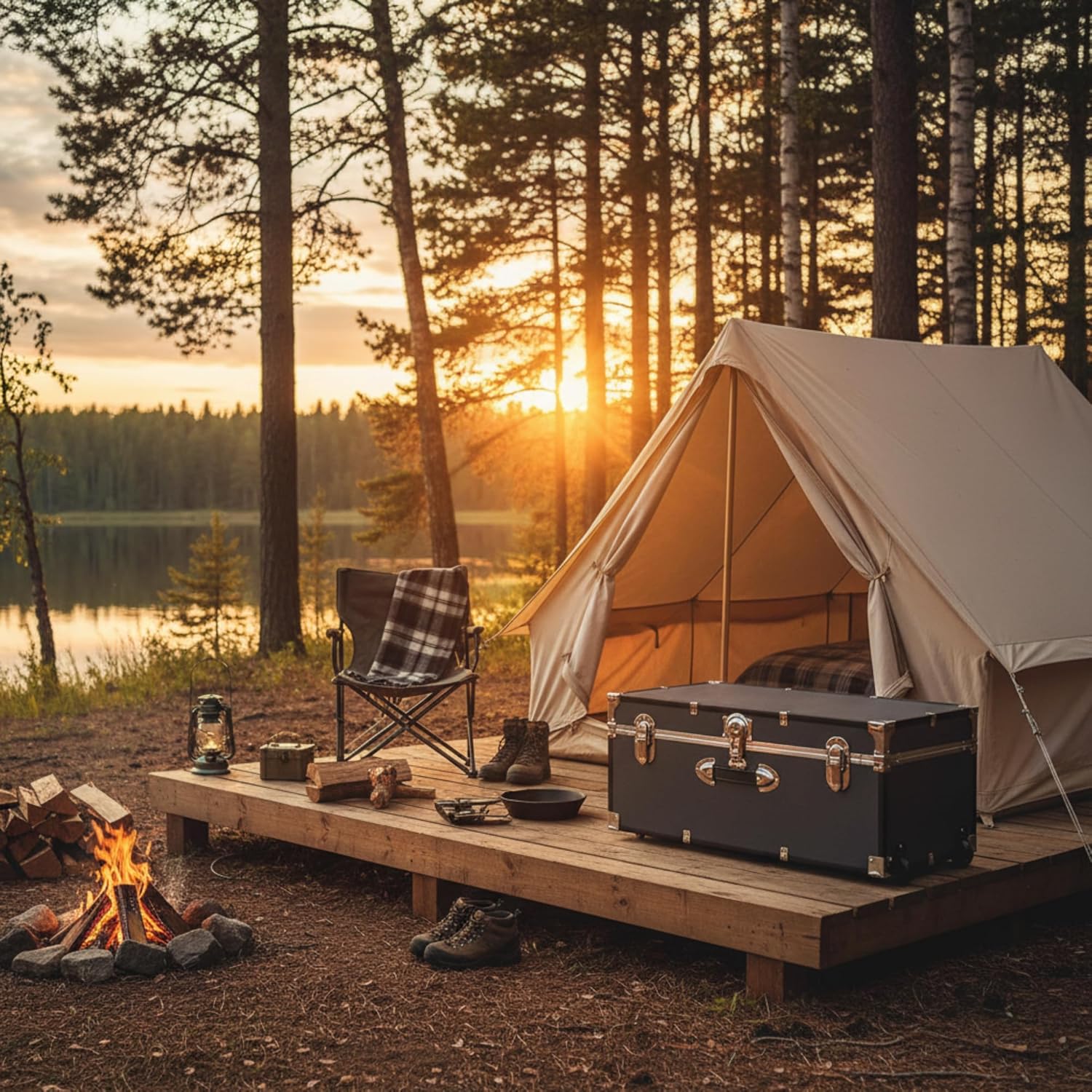 Rolling Storage Trunk Lockable Heavy Duty Gray Metal Chest Portable Secure Organizer With Smooth Wheels