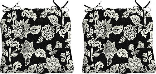 Miniatura 1 de Arden Selections Cojín de mimbre para silla de exterior, paquete de 2, 20 x 18, cojín de felpa copetudo para sillas de mimbre y mecedoras de 18 x 20