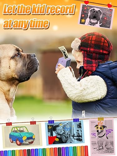 Miniatura 5 de 9 Rollos de Papel de Impresión Térmico para Cámara Instantánea de Niños - Rollos de Papel para Impresora de Fotos para Regalos de Cumpleaños para