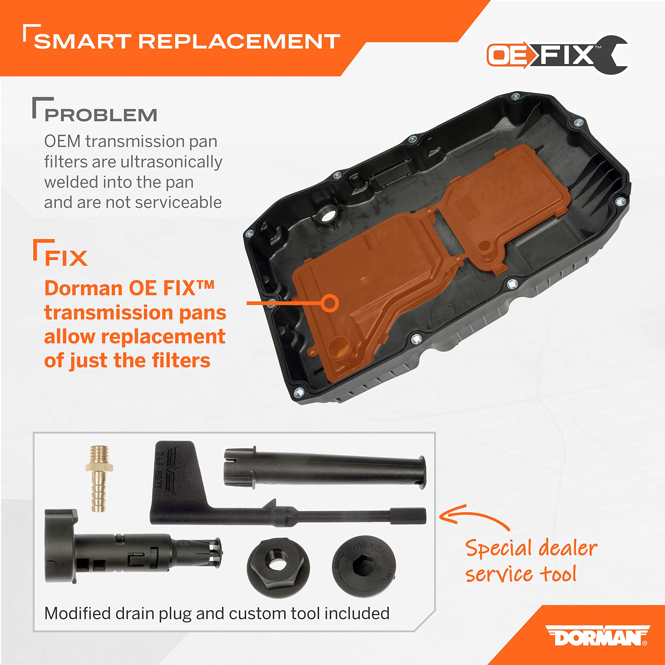 Amazon | Dorman 265-887 トランスミッションオイルパン 一部の貨物