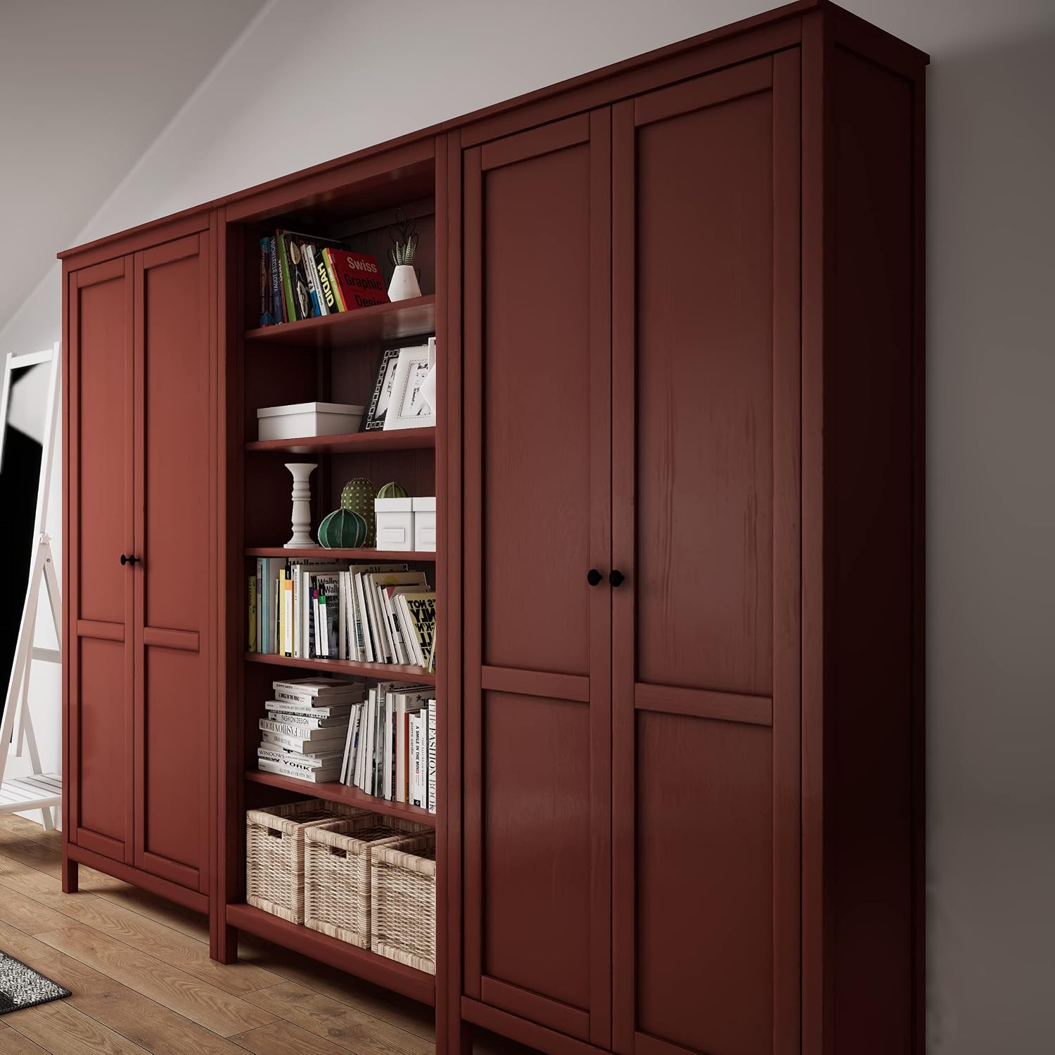 Microblend Interior Paint and Primer - Red Wall, Satin Sheen, Sample, Microblend Reds Family