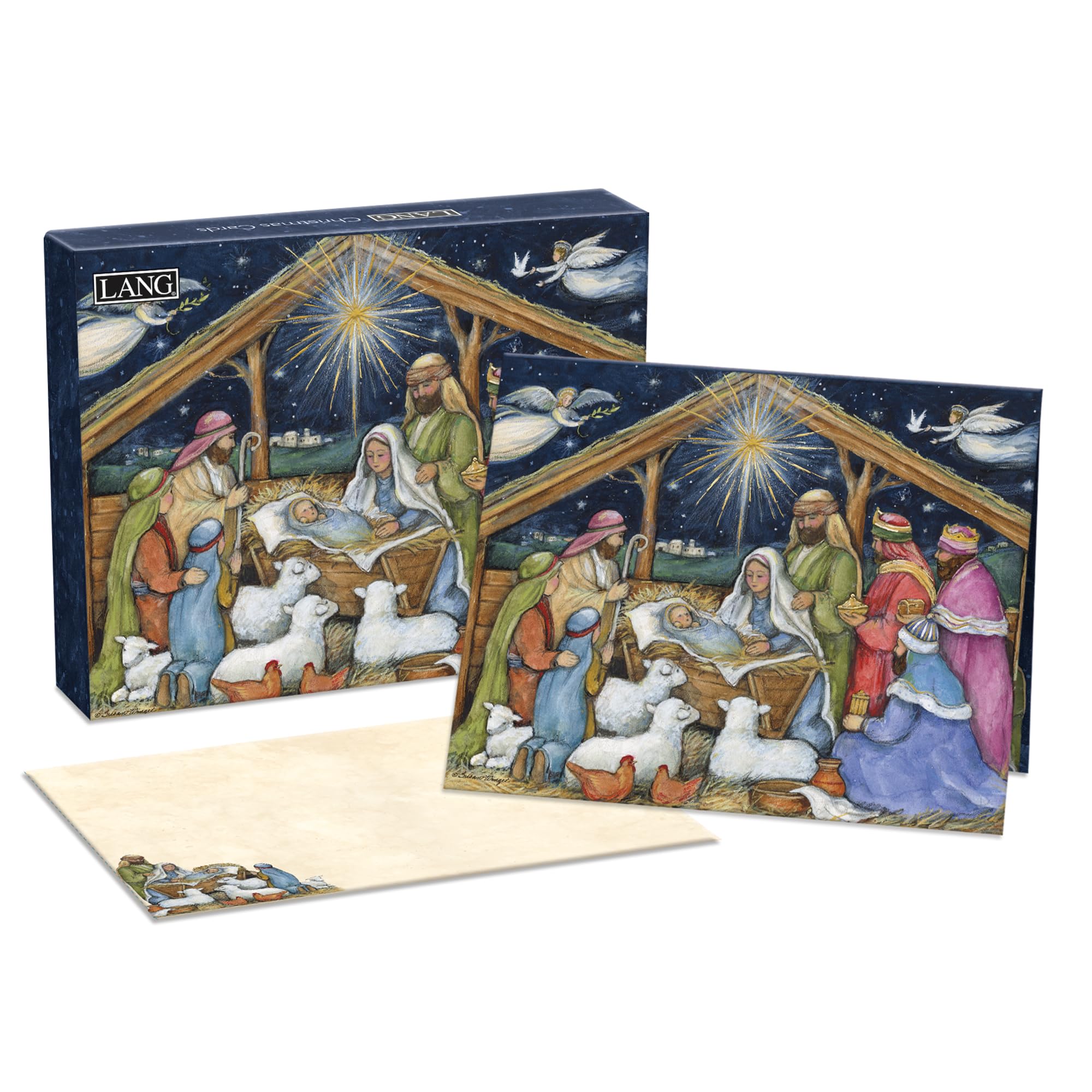 Non-Personalized Wonder and Joy Christmas Cards - Miles Kimball