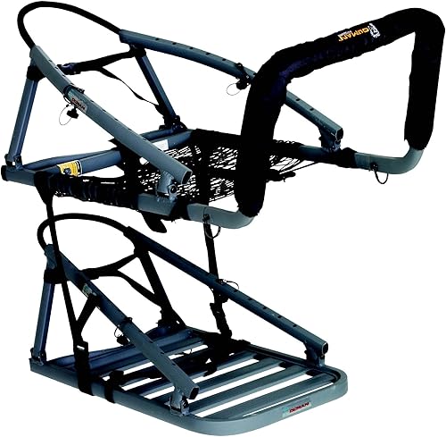 OL'MAN TREESTANDS Alumalite CTS - Soporte de escalada, construcción de aluminio con asiento de red de 21 pulgadas de ancho