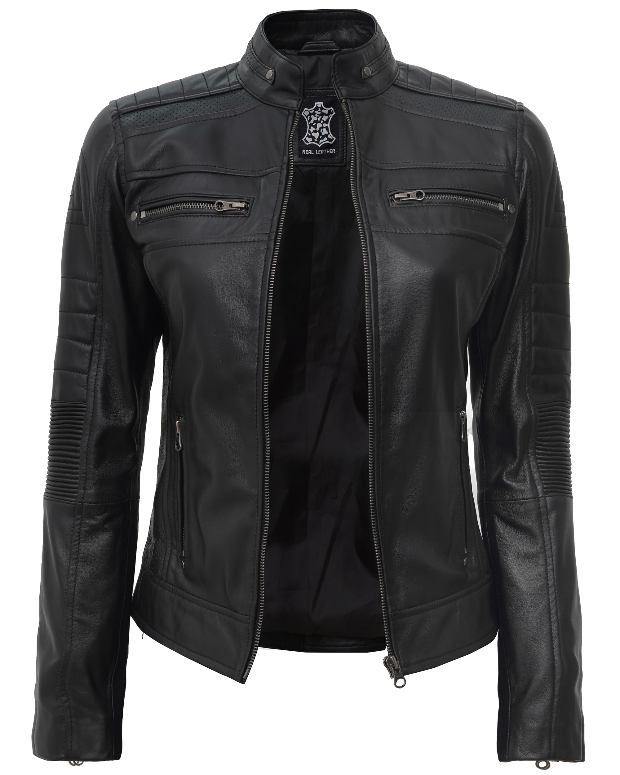 Leather Motorcycle Jacket Women - Leather Jackets For Women
