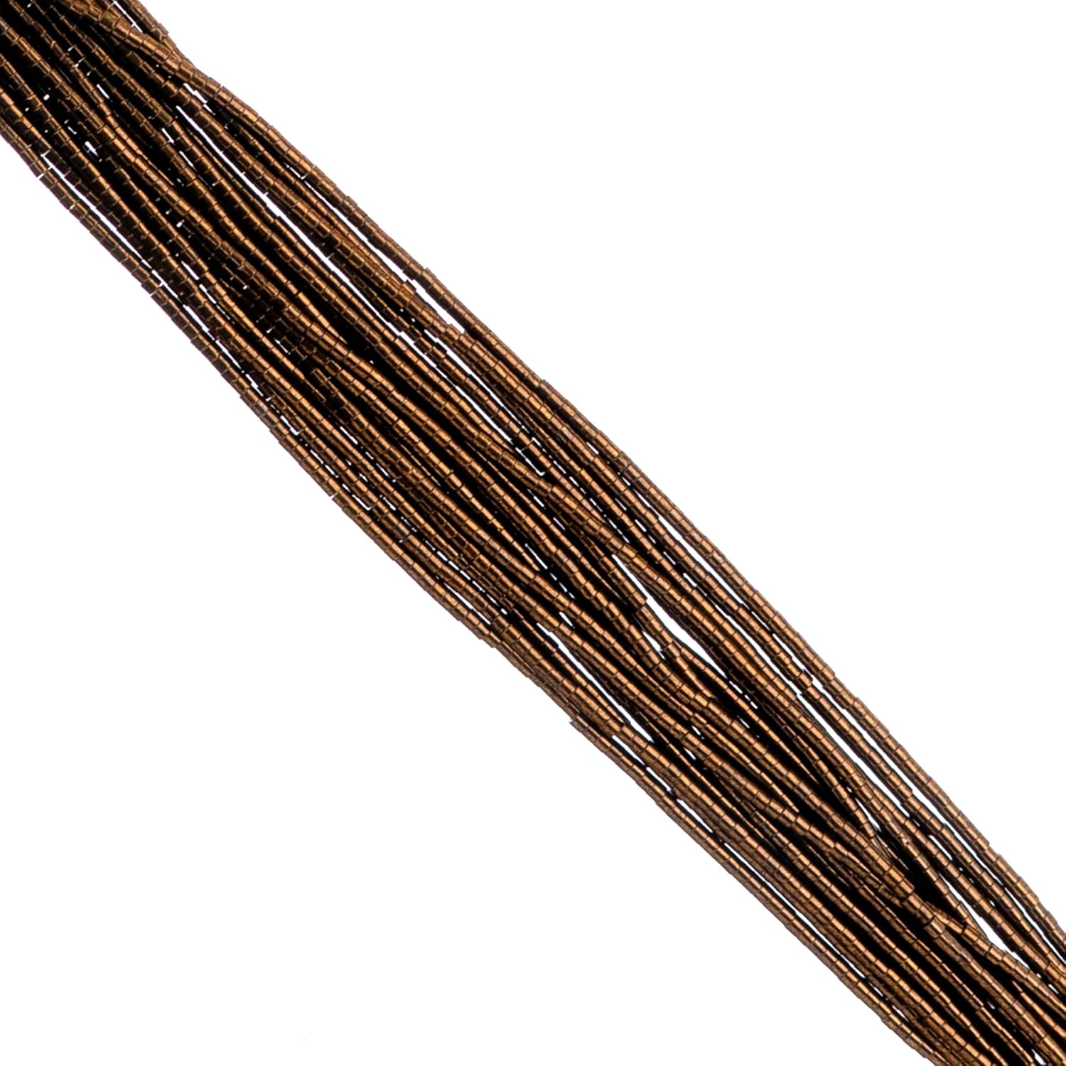 John Bead 23g Cylin Beads Bronze Metallic 11/0 Glass Cylindrical Seed Beads for Jewelry Bracelets Necklaces Earrings Making Embroidery