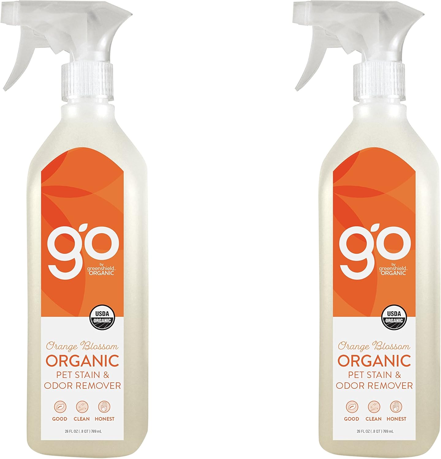 GO by greenshield organic Pet Stain & Odor Remover, Orange