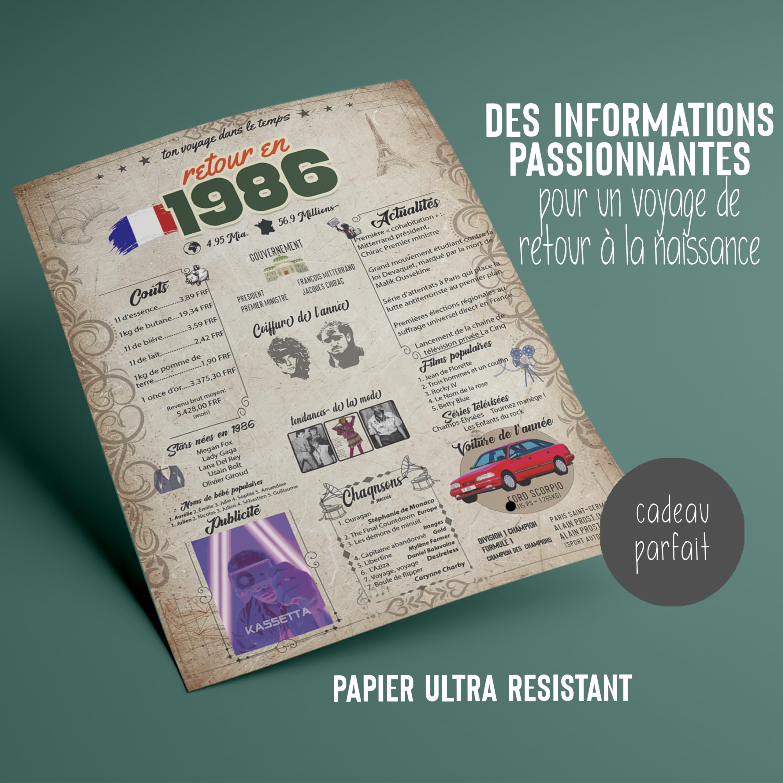 40 Ans Rock Vintage - Débardeur Anniversaire 1985 Pour Rocker Homme