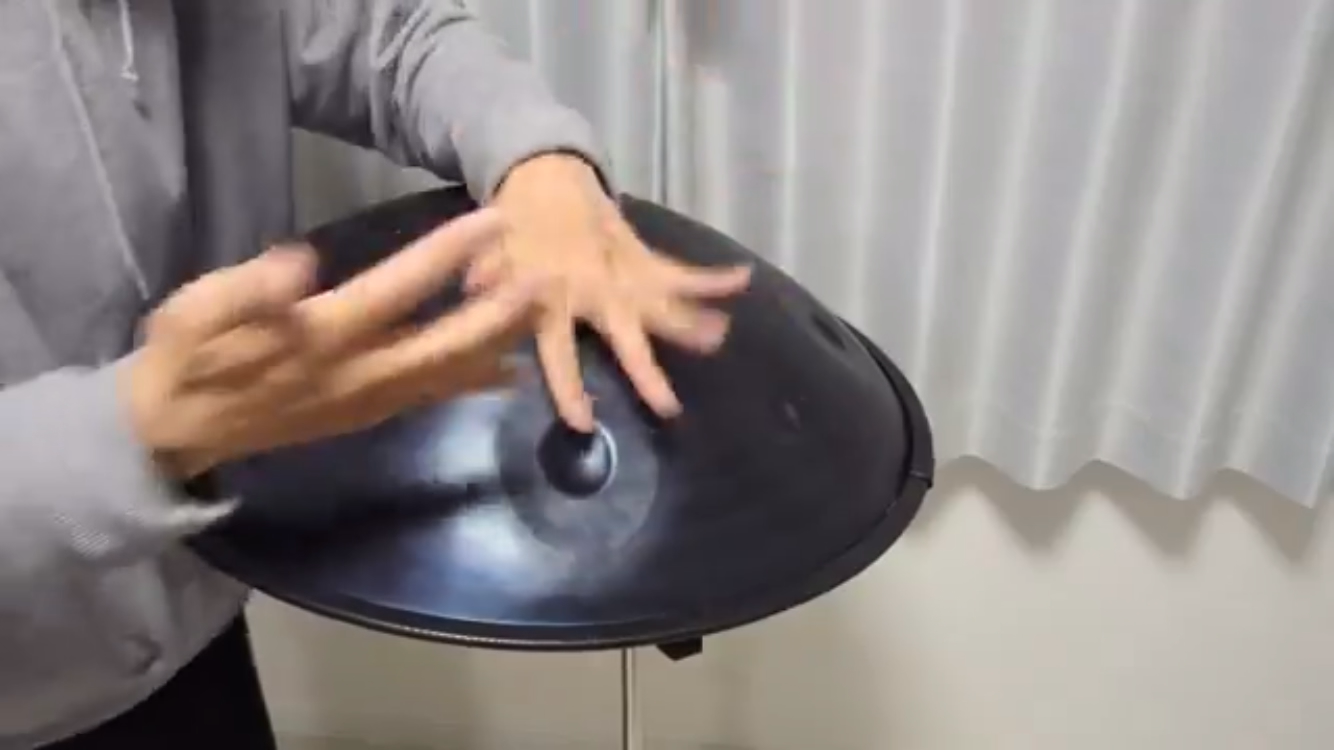 Amazon | 弥音閣ハンドパン - 432Hz D調、心を癒す音楽体験 ハンド