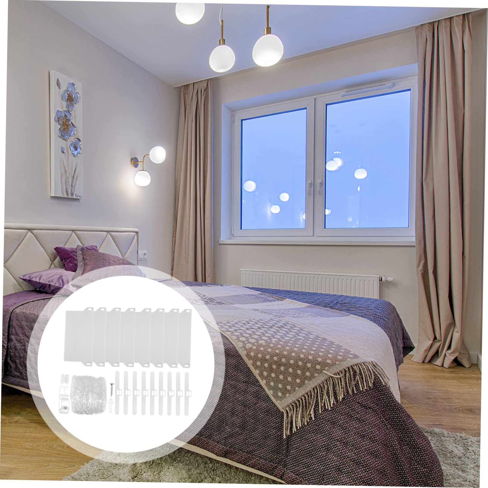 Cabilock 1set Vertical Curtain Accessories Blinds Replacement for Smooth Lightweight Design for Roller Blinds Home Decor Easy Storage Use