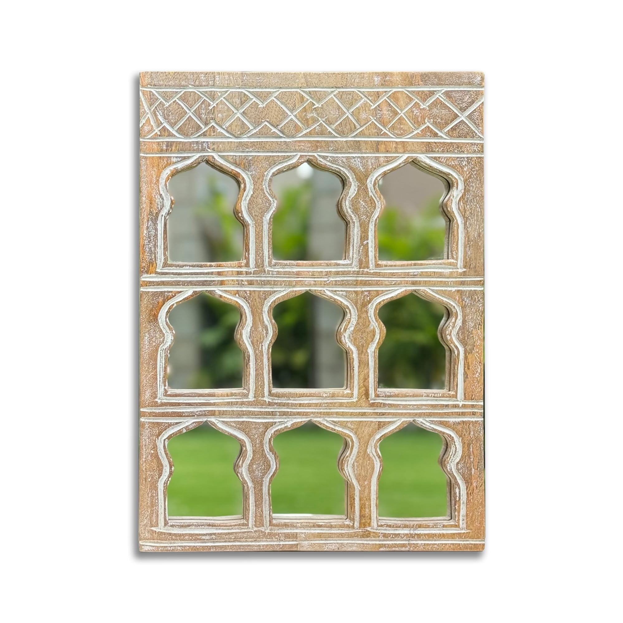 Handcrafted Indian Jharokha Mirror Frame -12 Handcrafted Indian Jharokha Mirror Frame -12