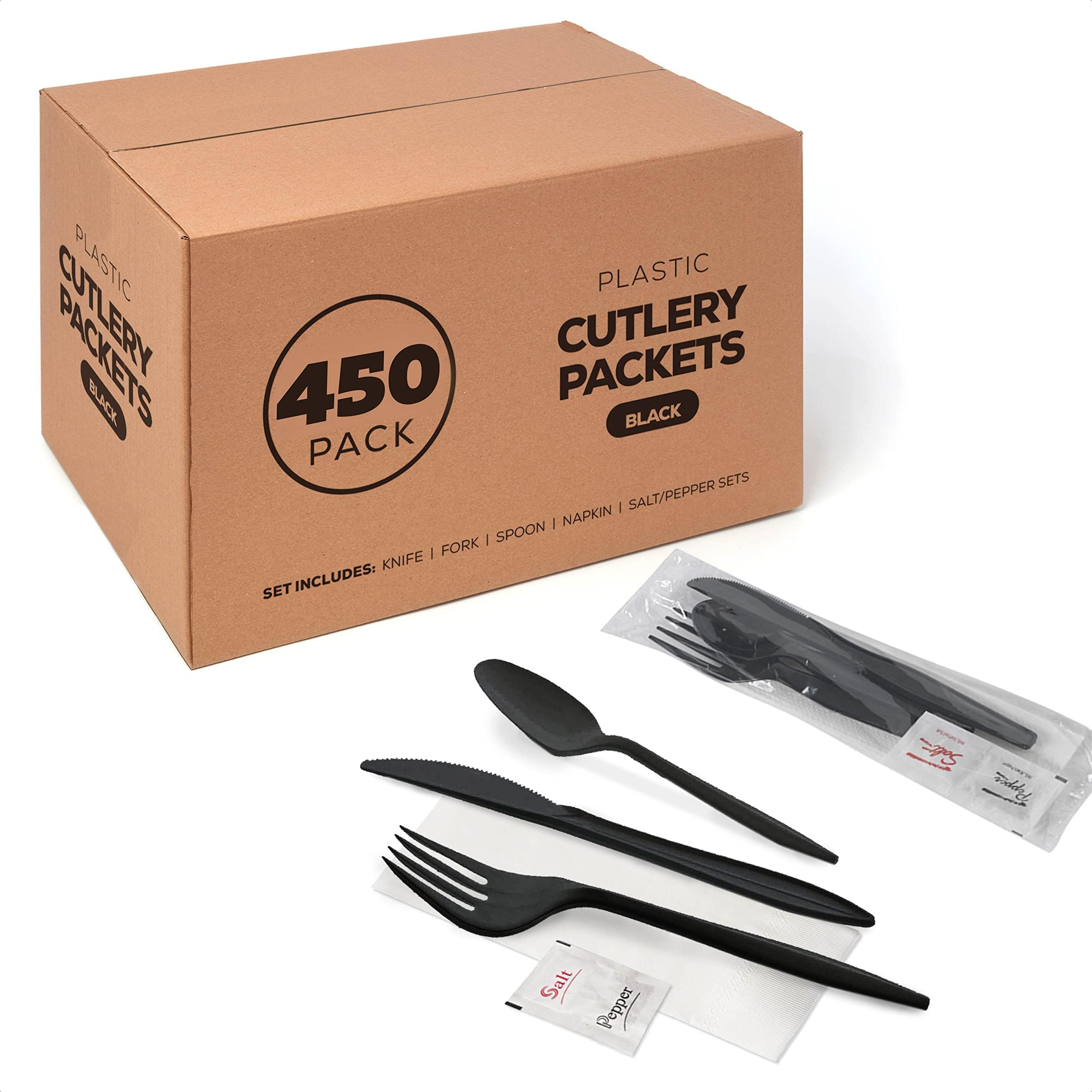450 Plastic Cutlery Packets - Kn