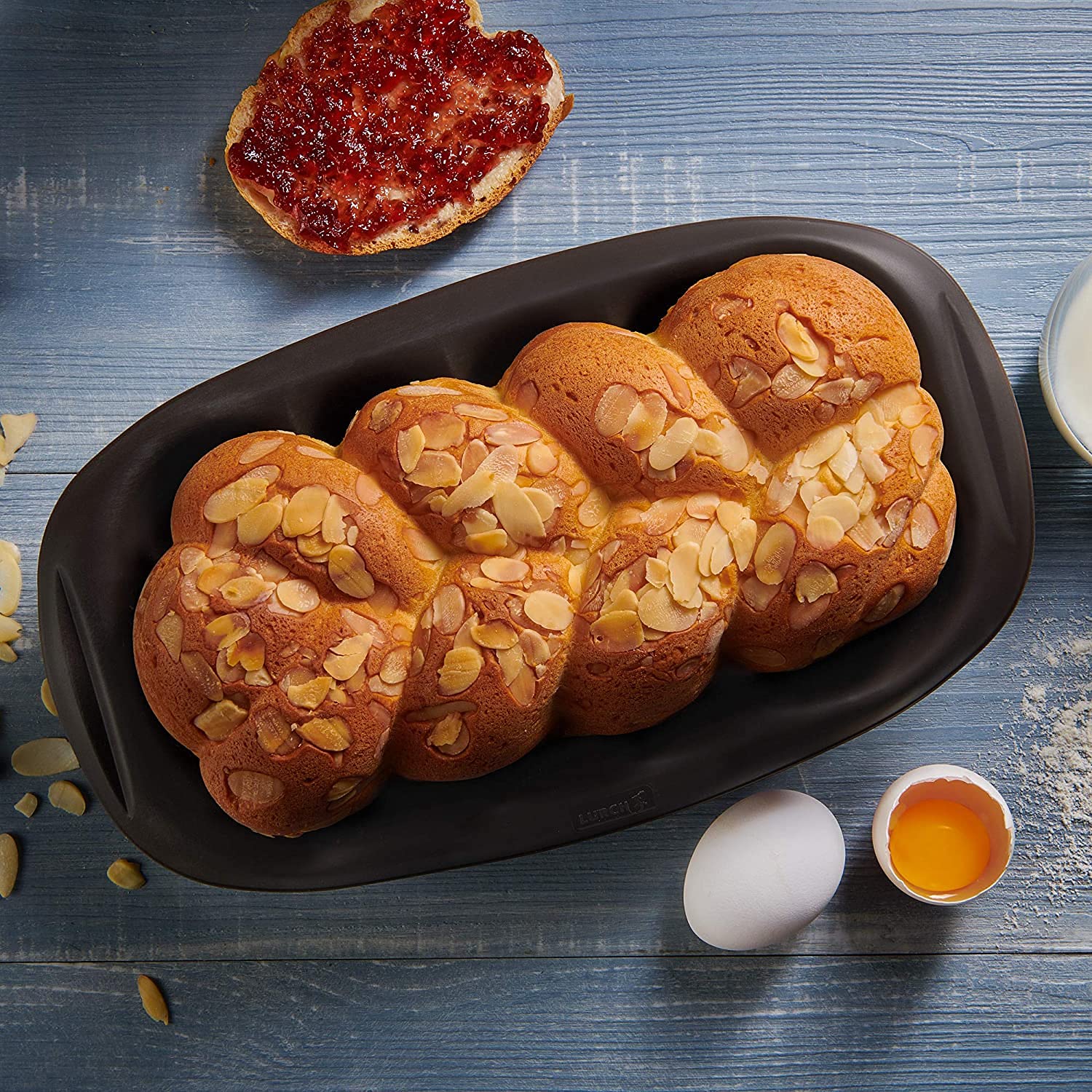 Silikomart - Gray Silicone Cake Mold, 19mm x 50mm, 1400ml