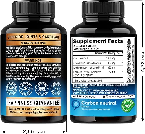 Miniatura 2 de Cápsulas de citrato de magnesio y condroitina de glucosamina