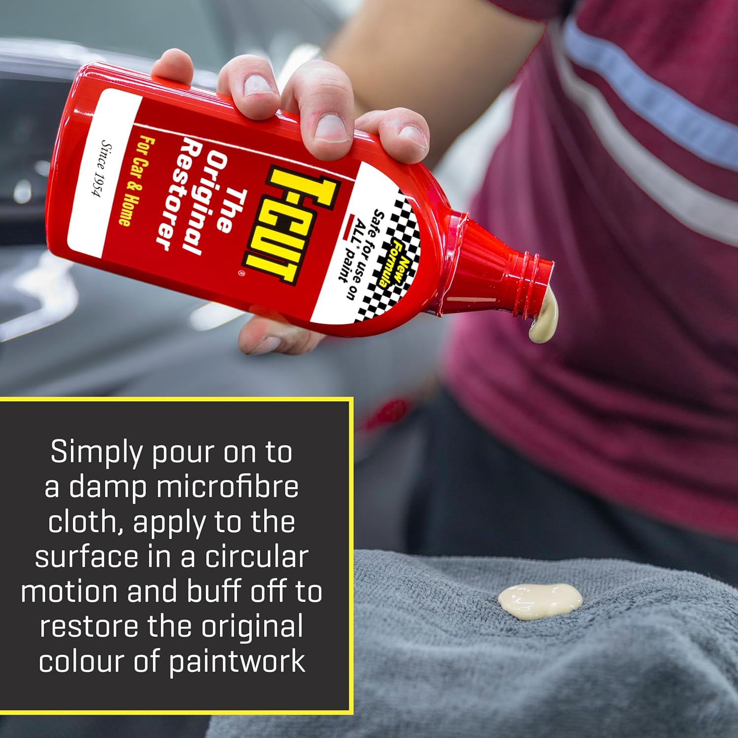 T-Cut Original Car Paintwork Restorer & Scratch Remover, 10.5 Fl Oz - Image 5