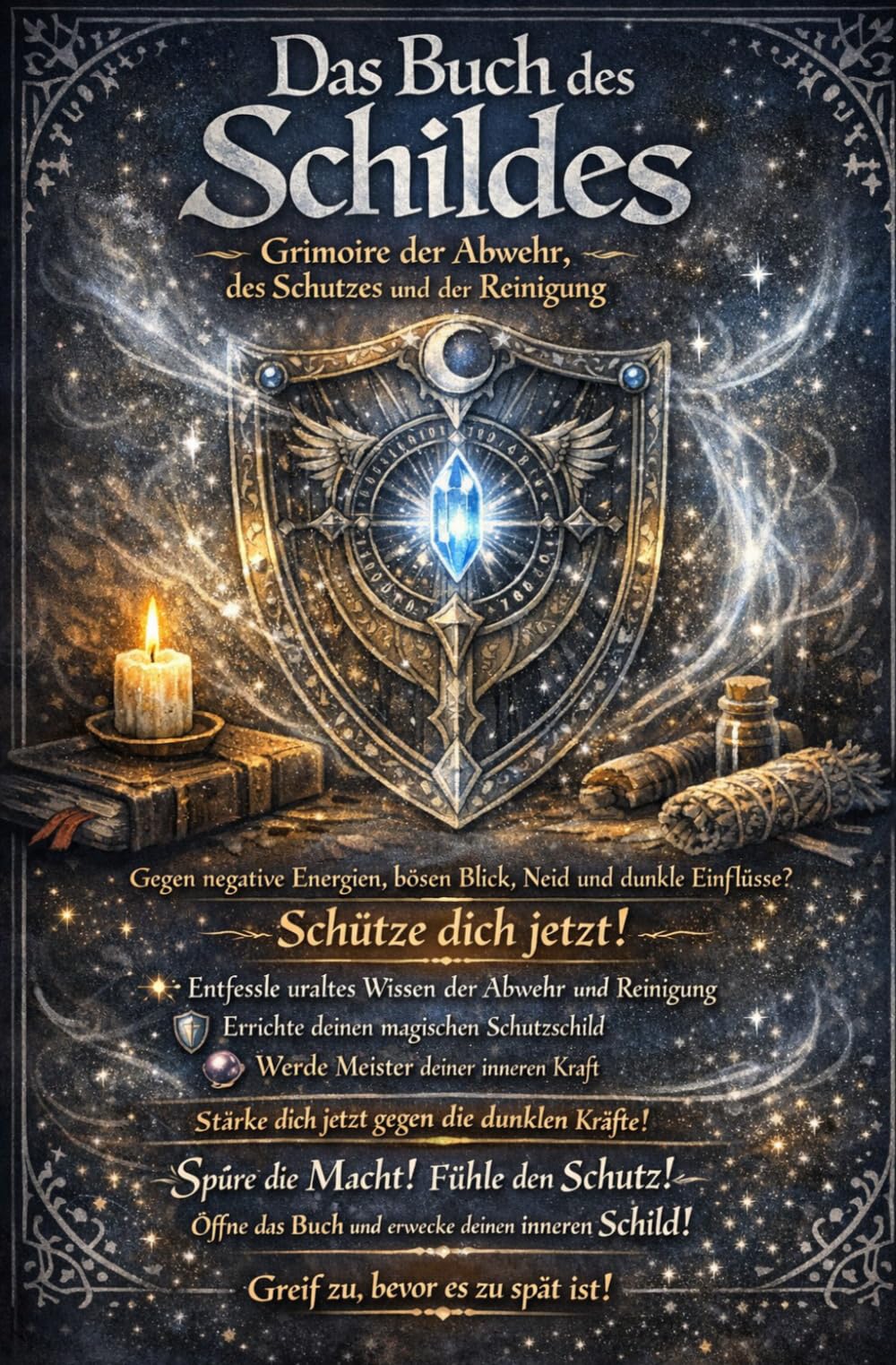 Das Buch des Schildes Grimoire der Abwehr: des Schutzes und der Reinigung