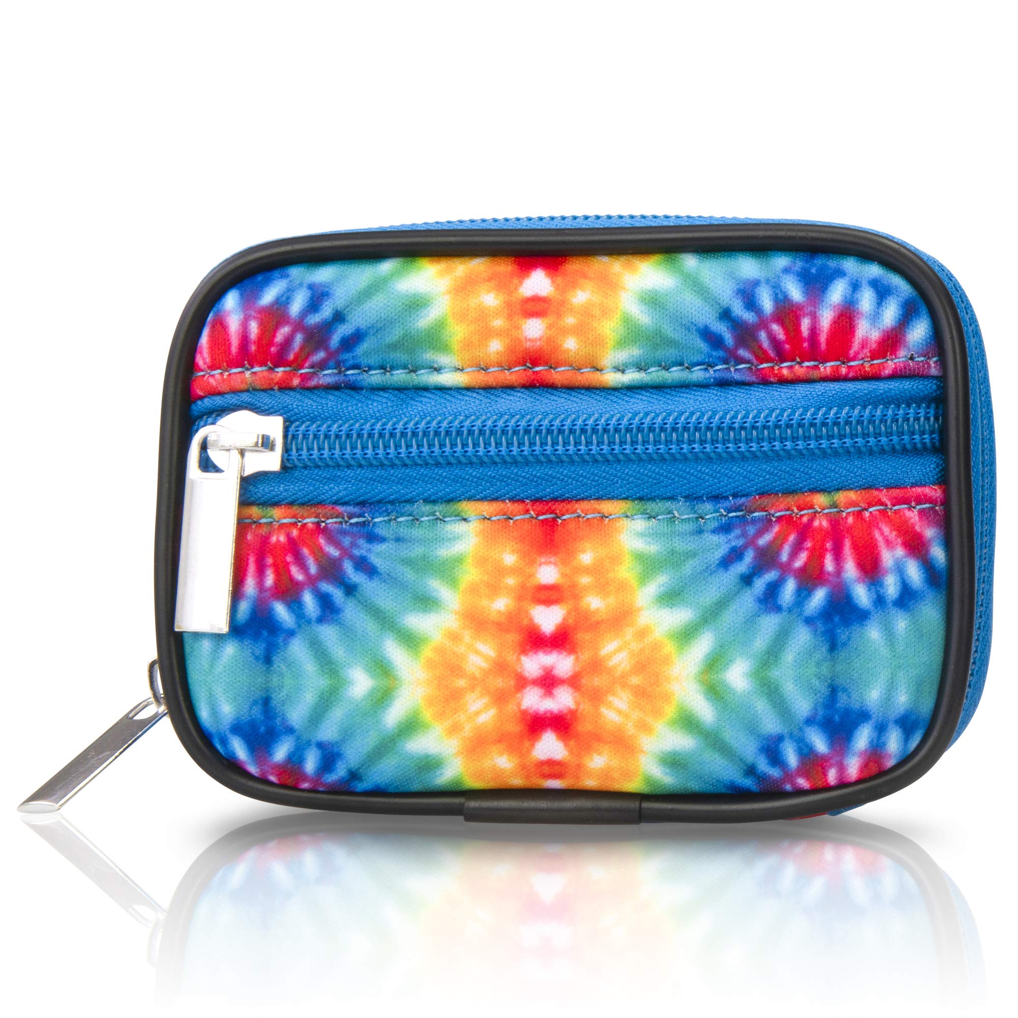 Made Easy KitPill Case - Weekly Medicine Organizer with Removable Seven-Day Vitamin & Supplement Box (Tie Dye)