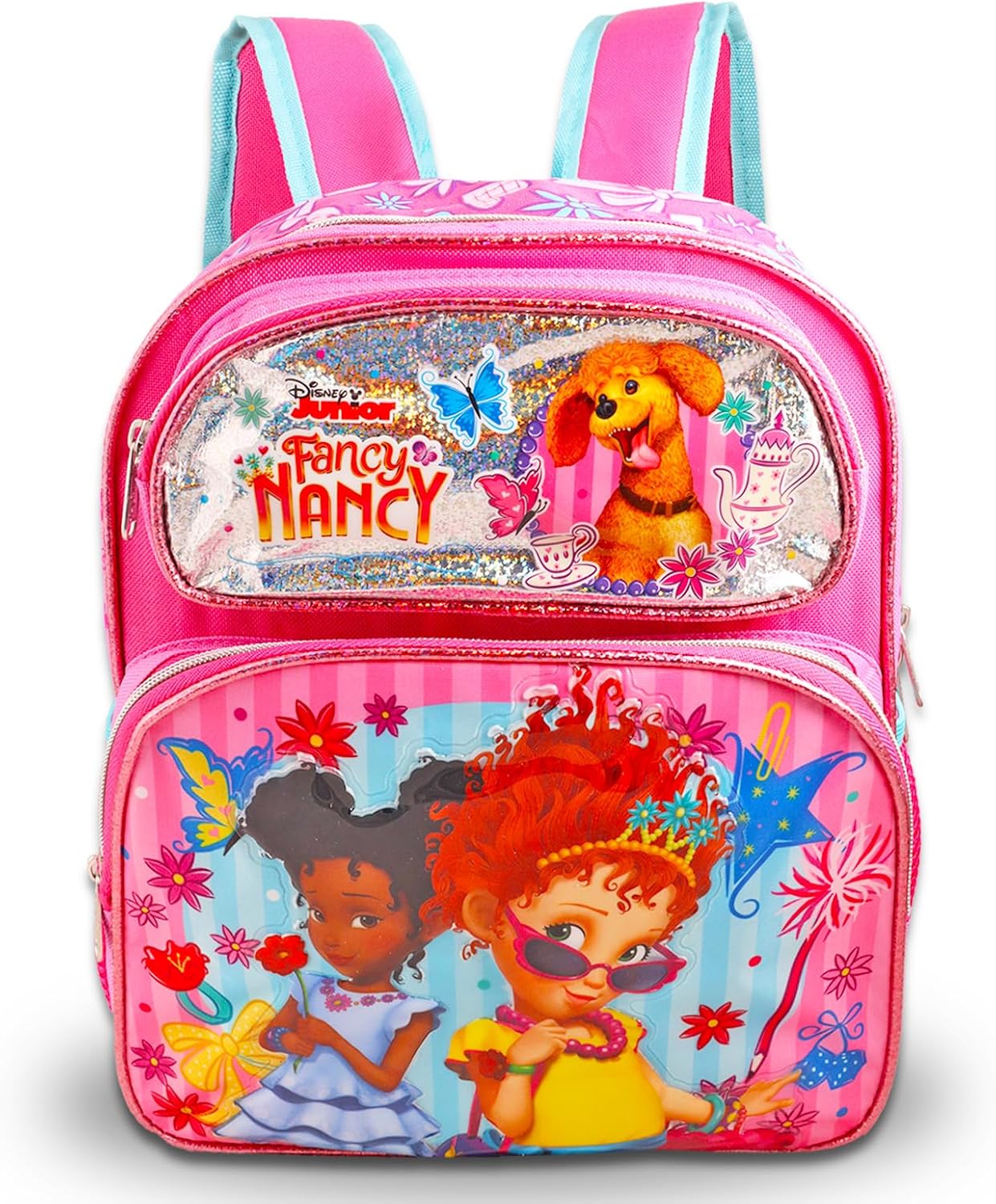 Fancy Nancy Backpack for Girls, Kids - 12" Fancy Nancy Backpack | Disney School Supplies for Kids