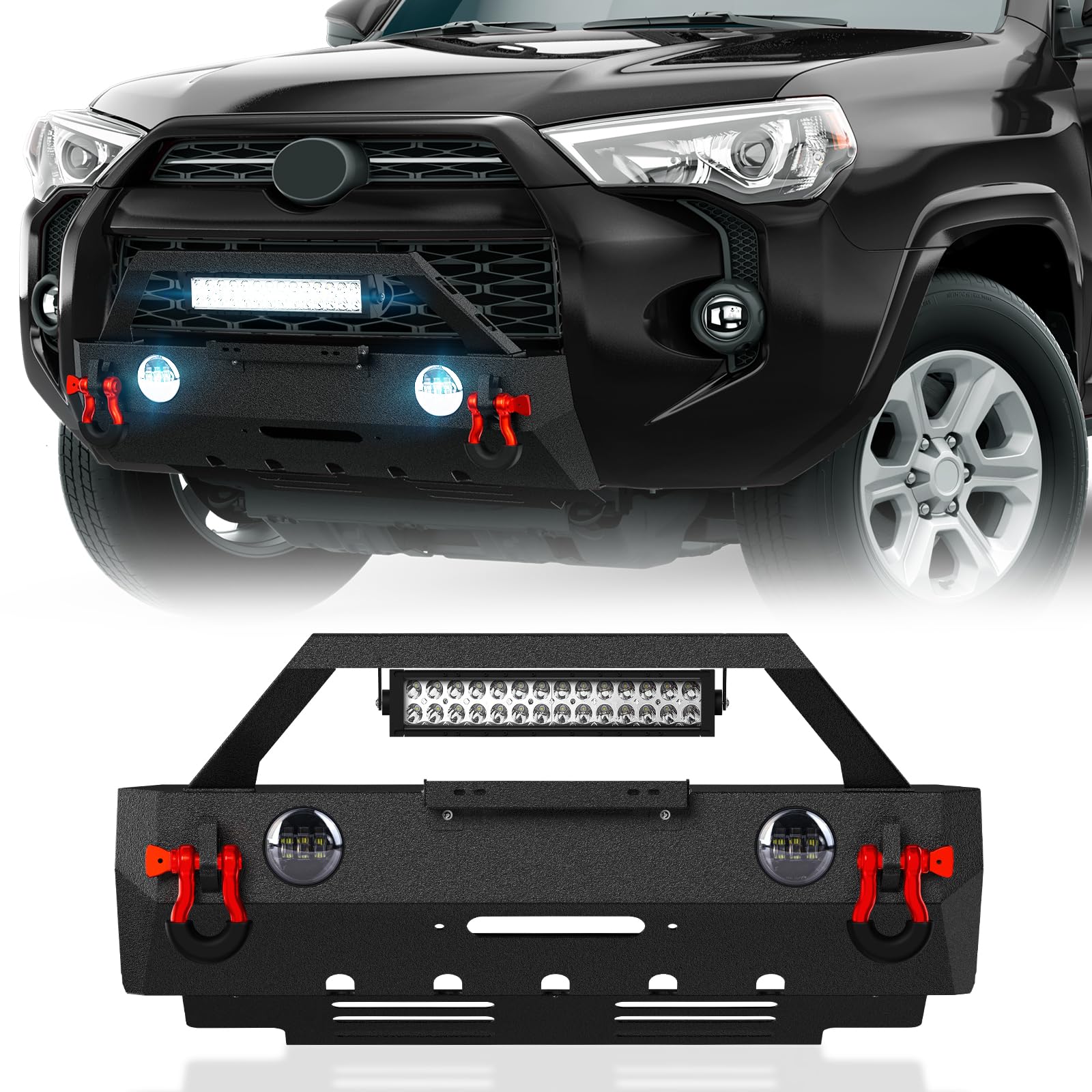 Amazon.com: YZONA Front Bumper Compatible for 2010-2023 Toyota 5th Gen ...