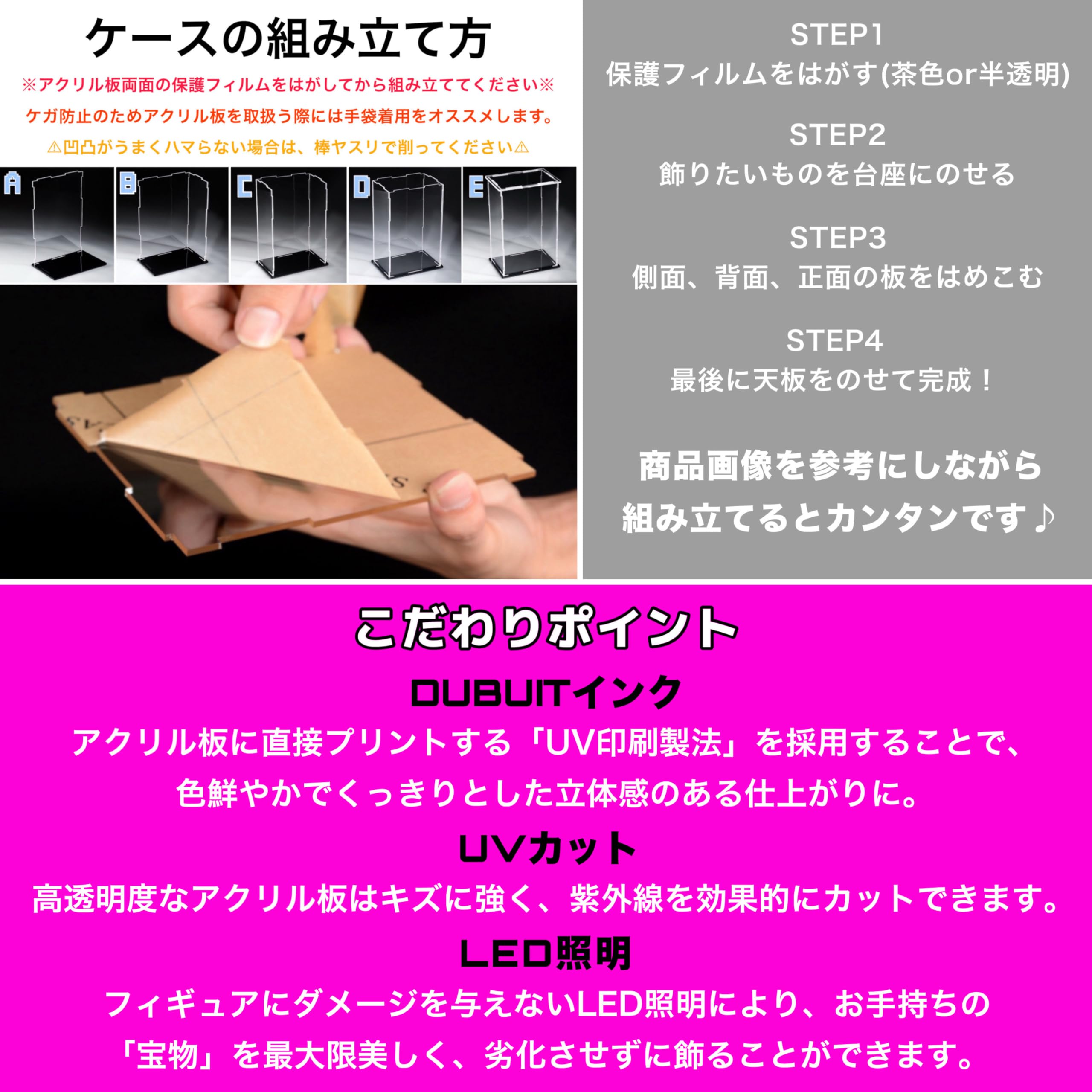 Amazon.co.jp: 専用 フィギュアケース ユニオンクリエイティブ すー 