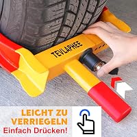 Tevlaphee Kerékbilincs Autó Lakóautó Utánfutó Antitheft Záras Biztonsági Kerékzár 3