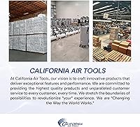 Vista 6 de California Air Tools CAT-4710W 1.0 HP Compresor de aire silencioso y sin aceite con ruedas, tanque de acero de 4.7 galones, nivel de ruido de 75