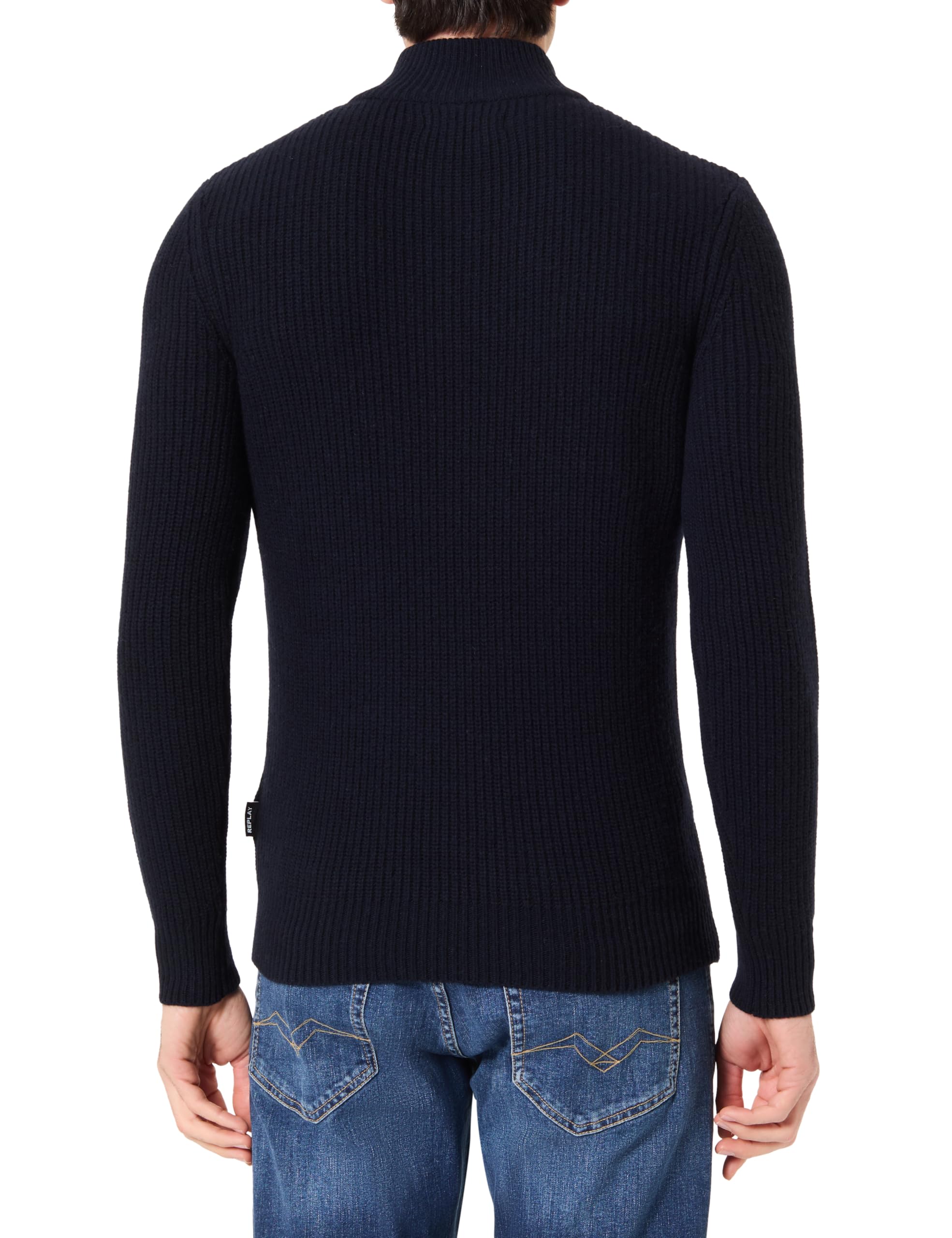 Replay Herren Pullover mit Reißverschluss