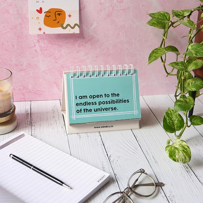 Mimikry Motivational Desk Calendar | Daily Flip Calendar with 100 ...