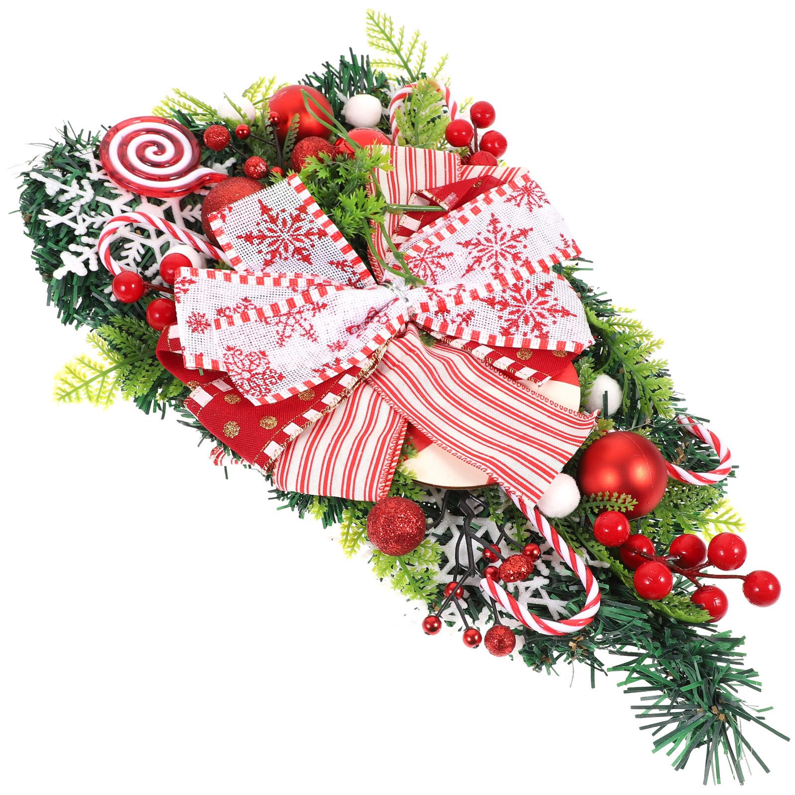 Decoración para puerta y pared navideña en varios estilos de dulces