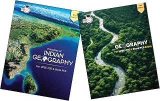 Set of 2: Fundamentals of Geography & Principles of Indian Geography (English | Latest Edition) for UPSC CSE Prelims & Mai... Price In India