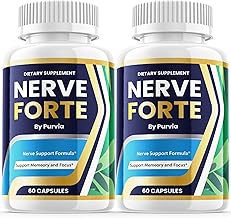 (2 Pack) Nerve Forte Pills, Nerve Forte Capsules Advanced Strength Formula for Overall Wellness Support, Nerve Forte Reviews, Nerveforte Maximum Performance Vitamin Supplement Support (120 Capsules)