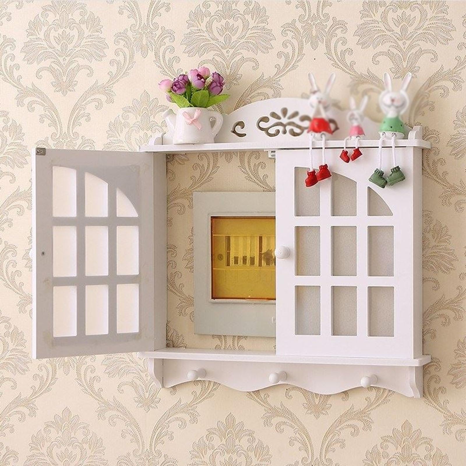 Elettrico Decorativo Copertura Decorativa per Scatola Interruttore Ufficio, Pannello Elettrico Lungo 40 46 50 58 Cm Nascondi Cornice/Mensola per Dipinti Ideale per la Casa, Coperchio Scatola per Misur