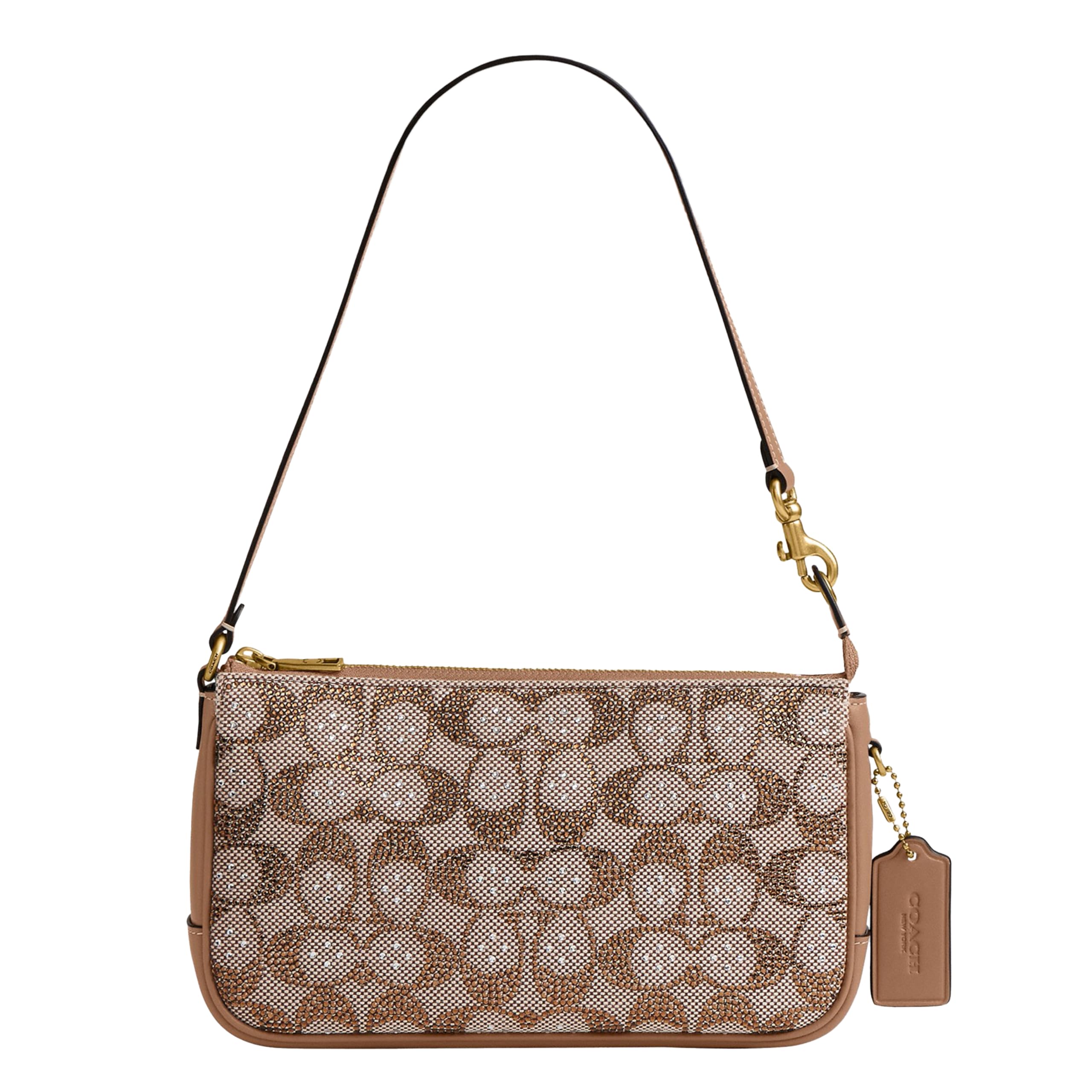 Coach Women's Natural Grain Leather Plaza Bag
