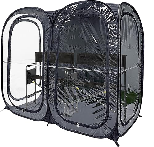 Vista 13 de WeatherPod® The Original Shark Tank Side-by-Side™ 2-4 Person Pop-Up Pod - Stay Warm, Dry, and Out of The Sun - Weather Pod for Sports, Rain, or Wind