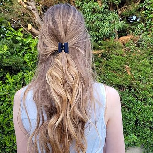 Miniatura 4 de Pinzas para el cabello para mujeres y niñas, pinzas antideslizantes de 1.3 pulgadas con acabado mate para peinar cabello fino y grueso (20 unidades)