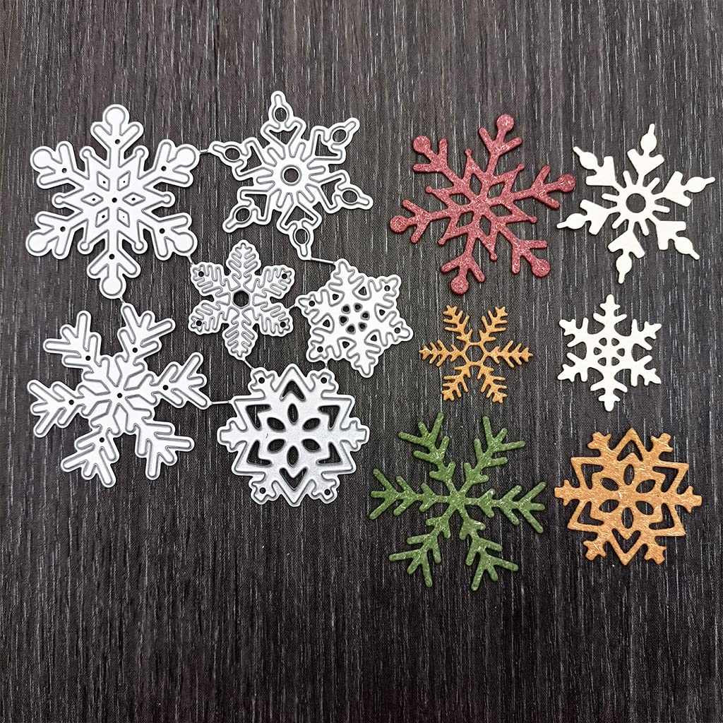 Matrices De Découpe En Forme De Flocons De Neige Pour Cartes En Acier